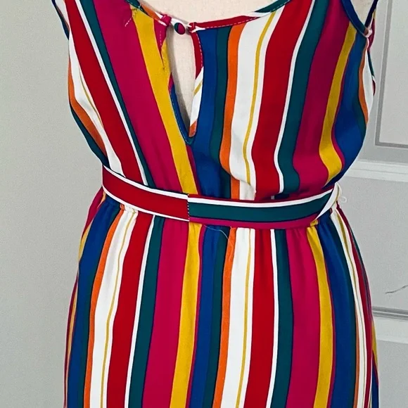 Multi colored striped sundress, size XS, EUC! - Picture 6 of 10